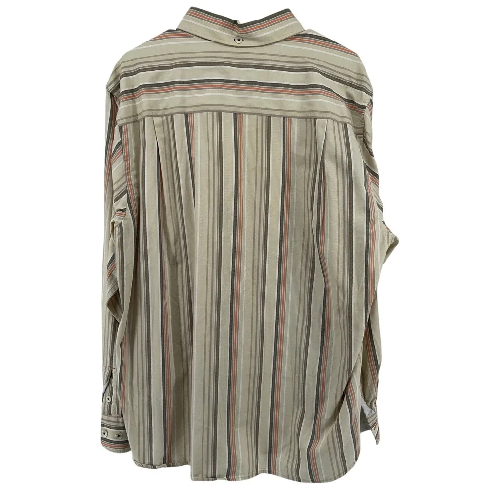 Tommy Bahama Striped Button Down Shirt Casual Dress Shirt‎ XL